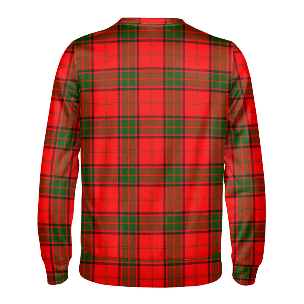 Adair Modern Tartan Crest Sweatshirt