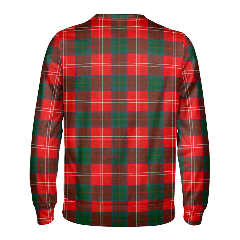 Chisholm Modern Tartan Crest Sweatshirt