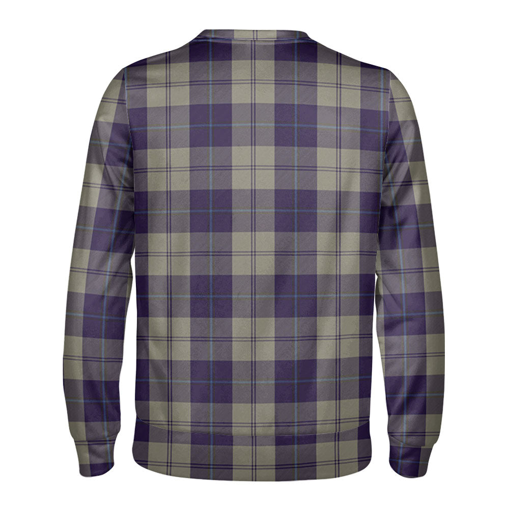 Cunningham Dress Blue Dancers Tartan Crest Sweatshirt