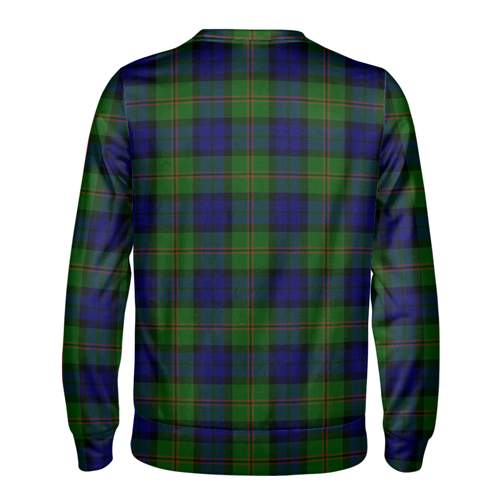 Dundas Modern Tartan Crest Sweatshirt