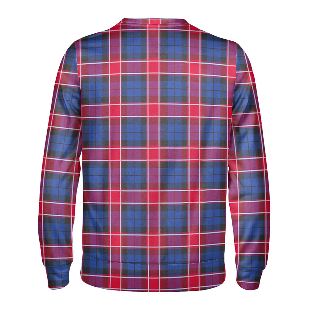 Graham of Menteith Red Tartan Crest Sweatshirt