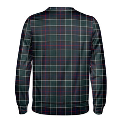 Leslie Hunting Modern Tartan Crest Sweatshirt