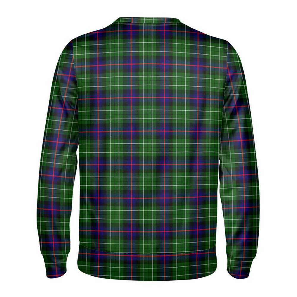 Leslie Hunting Tartan Crest Sweatshirt