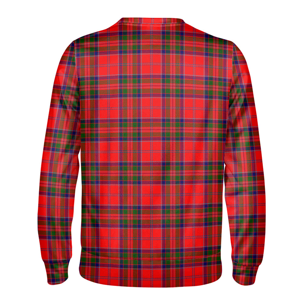 MacGillivray Modern Tartan Crest Sweatshirt