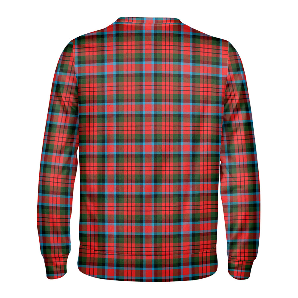 McDuff Modern Tartan Crest Sweatshirt