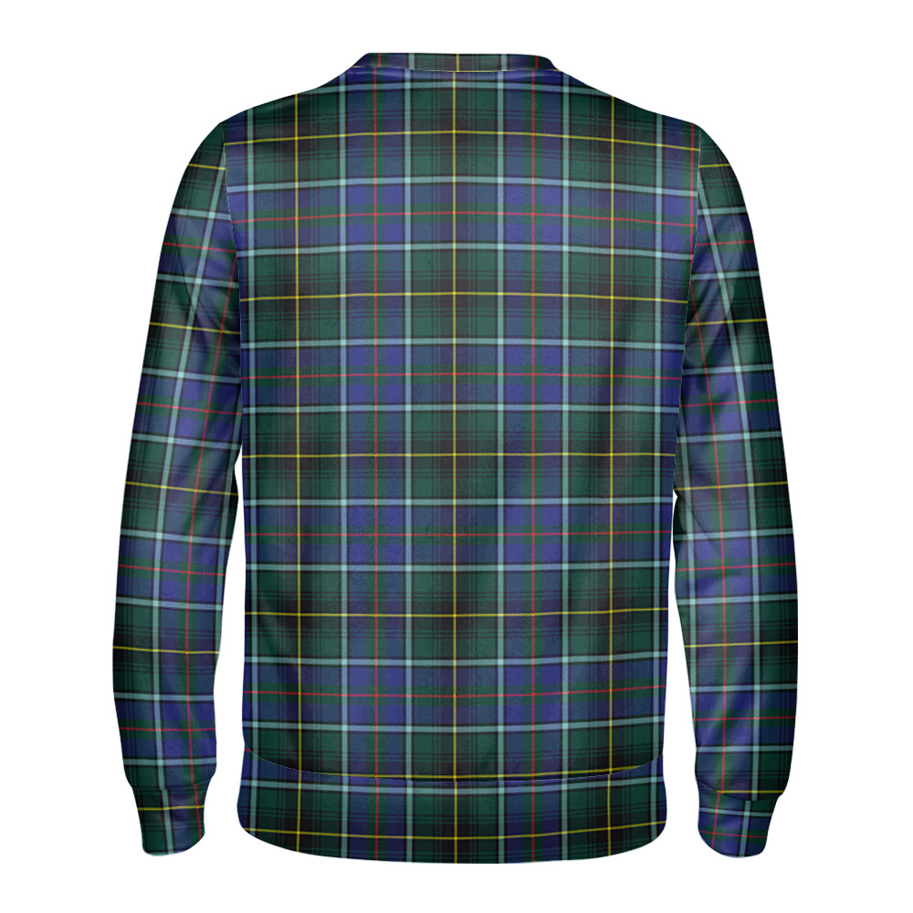 McInnes Modern Tartan Crest Sweatshirt