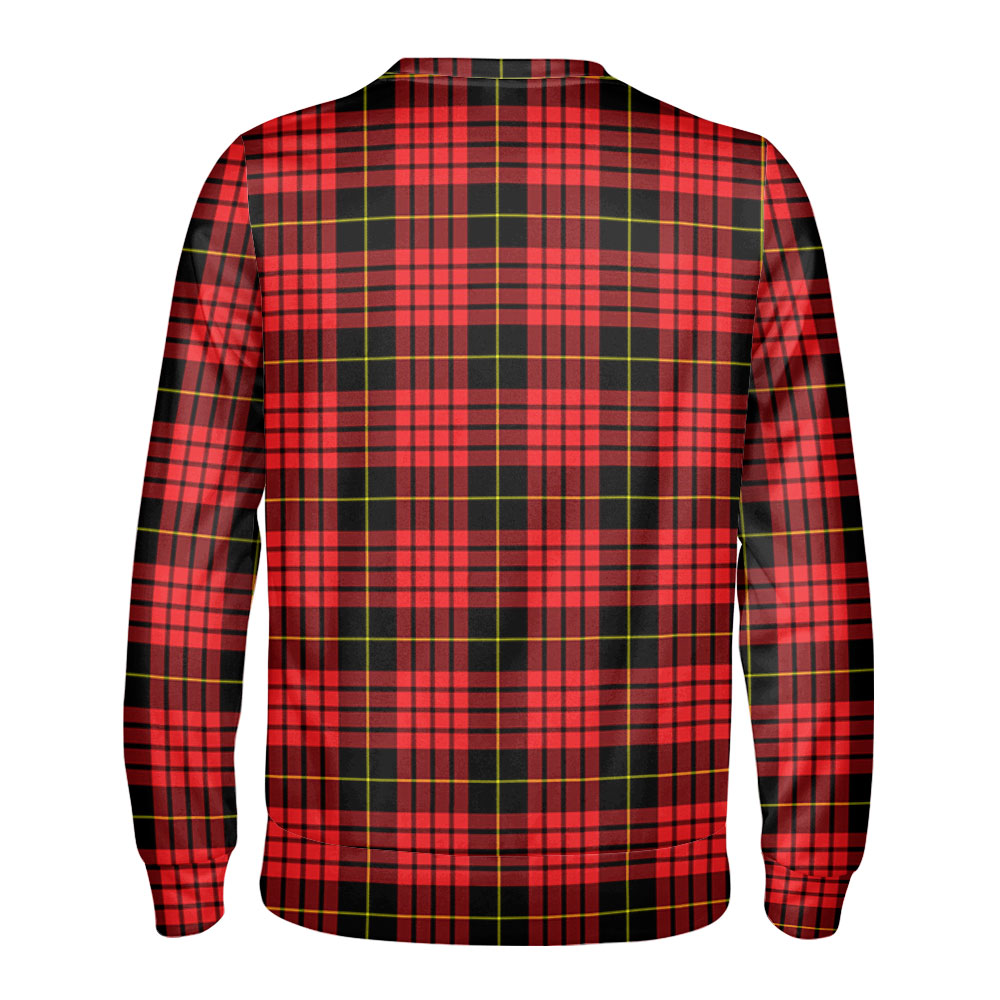 McQueen Modern Tartan Crest Sweatshirt