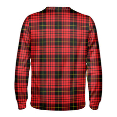 McQueen Modern Tartan Crest Sweatshirt