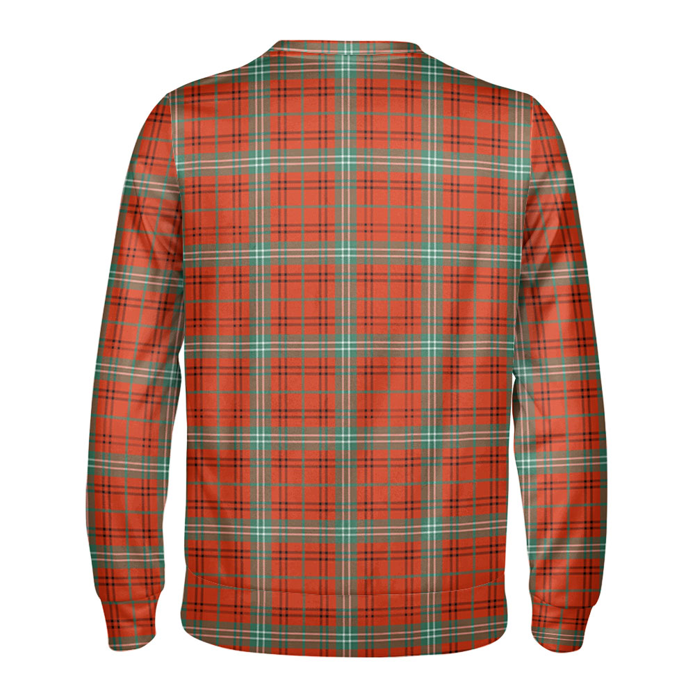 Morrison Red Ancient Tartan Crest Sweatshirt