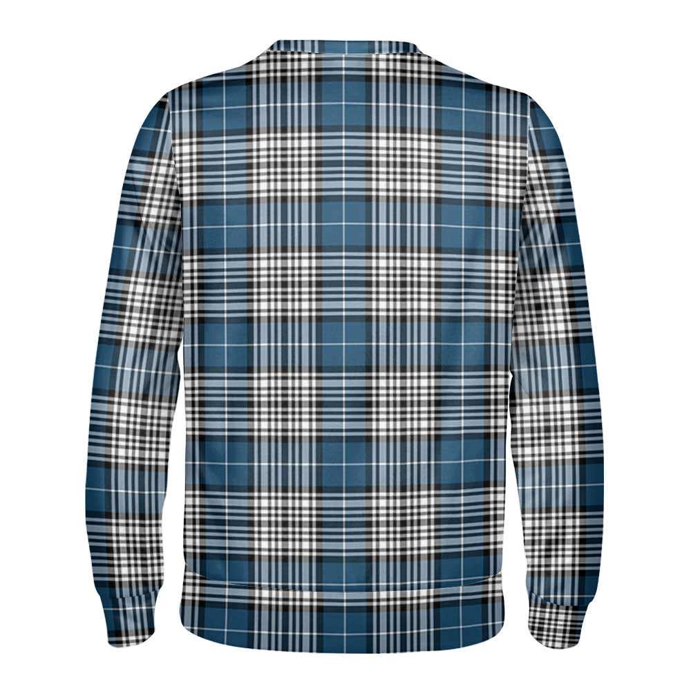 Napier Modern Tartan Crest Sweatshirt