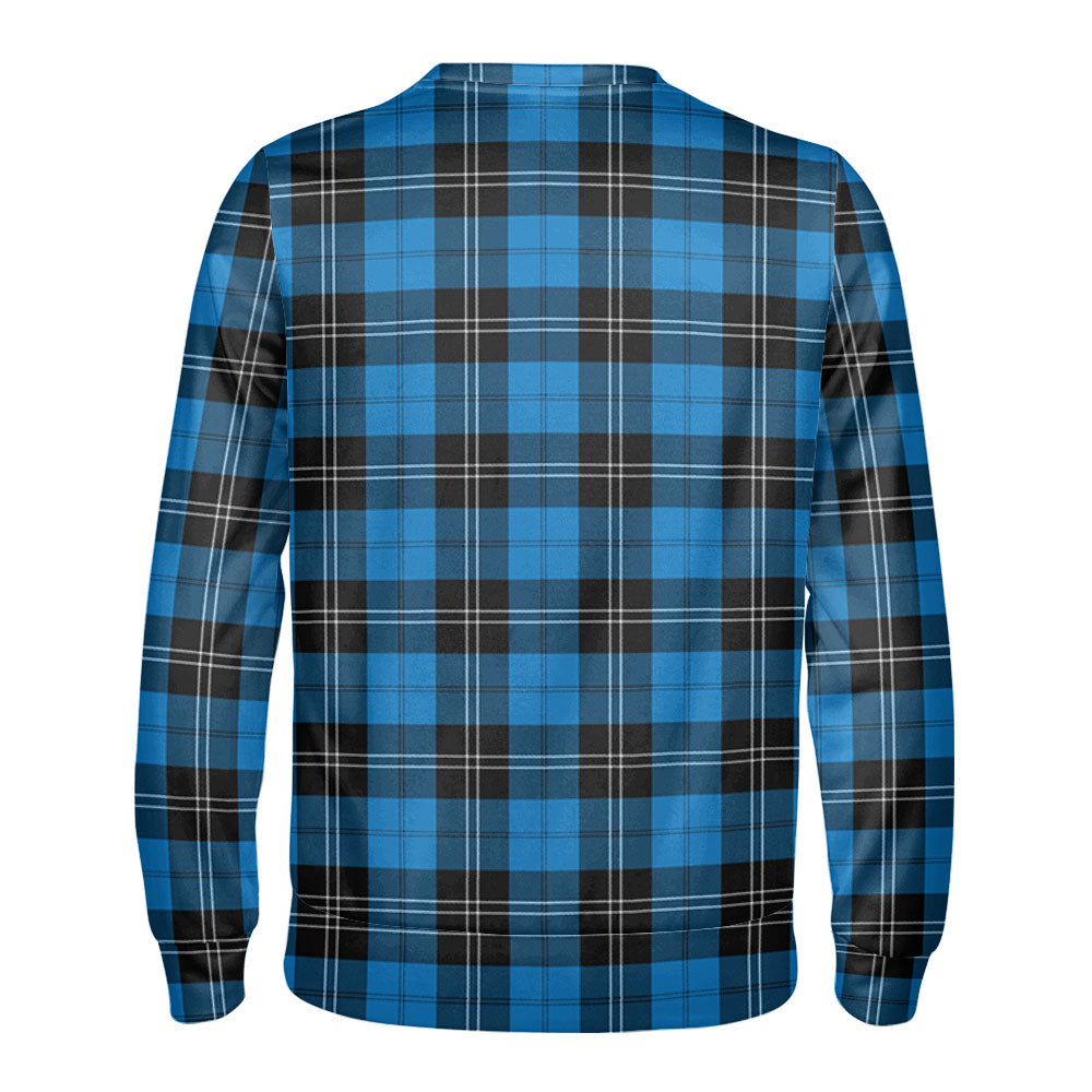 Ramsay Blue Ancient Tartan Crest Sweatshirt