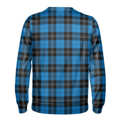 Ramsay Blue Ancient Tartan Crest Sweatshirt