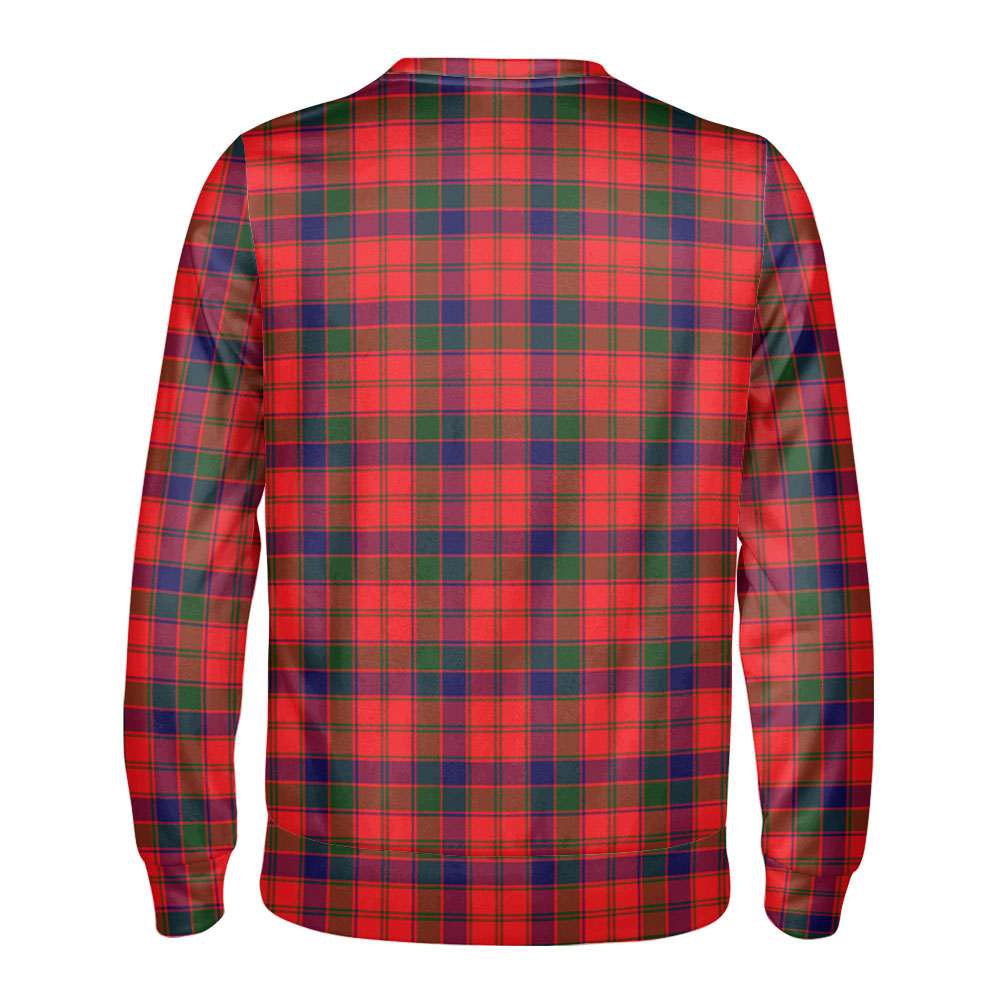 Robertson Modern Tartan Crest Sweatshirt