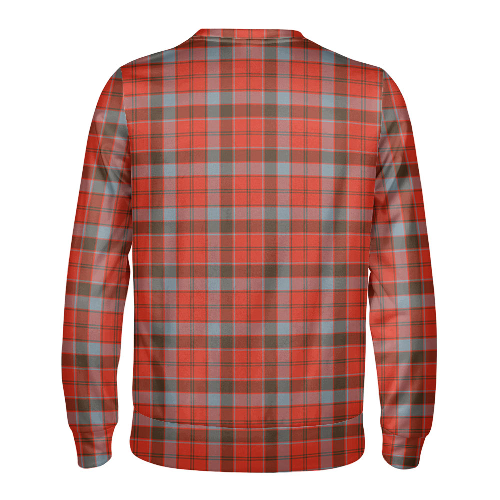 Robertson Weathered Tartan Crest Sweatshirt