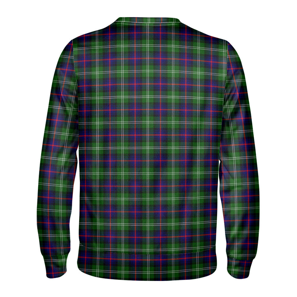 Sutherland Modern Tartan Crest Sweatshirt