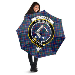 MacHardy Modern Tartan Crest Umbrella