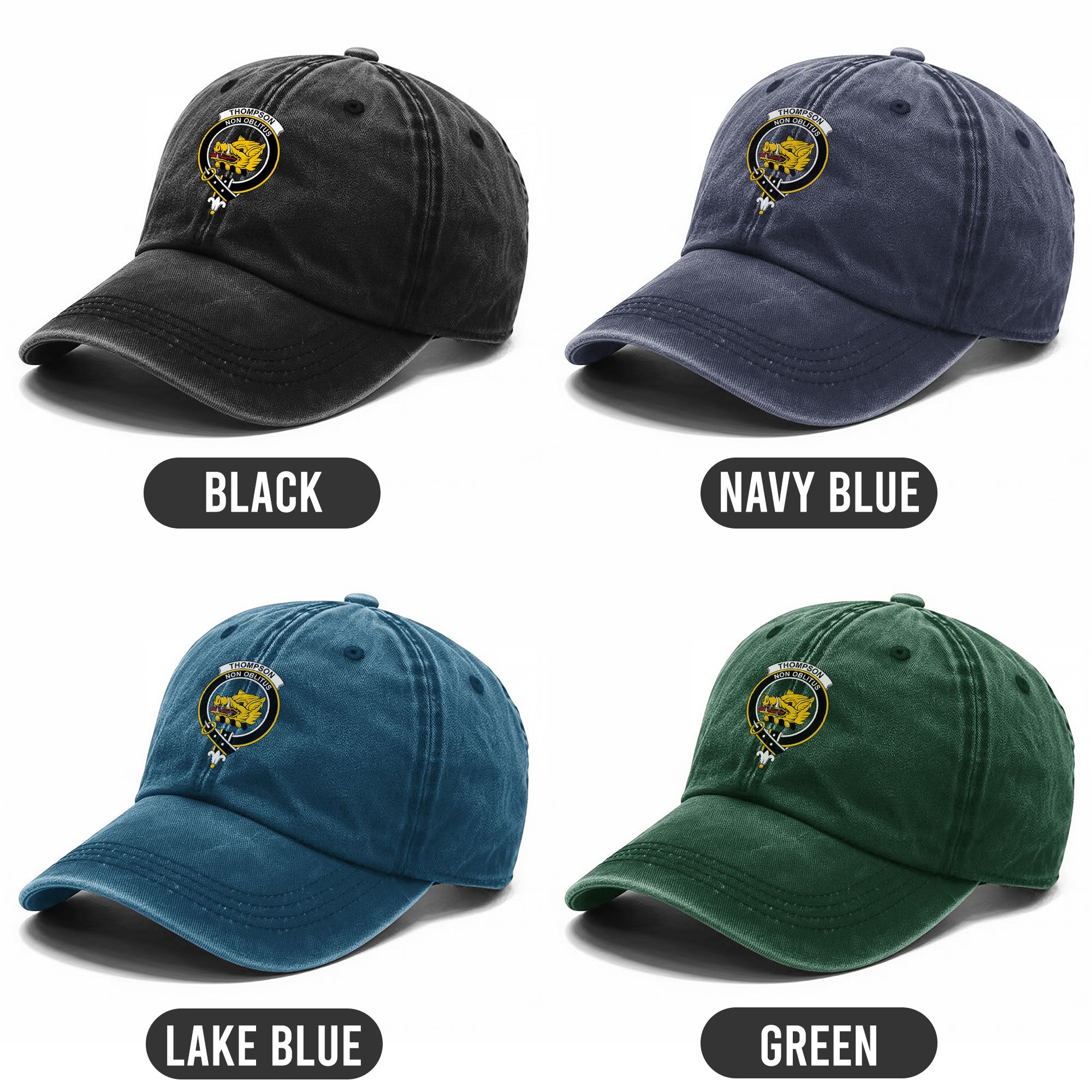 Thompson of Campbell Crest Washed Classic Cap