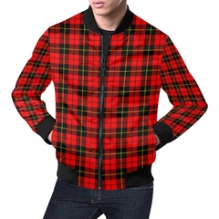 Wallace Hunting - Red Tartan Bomber Jacket