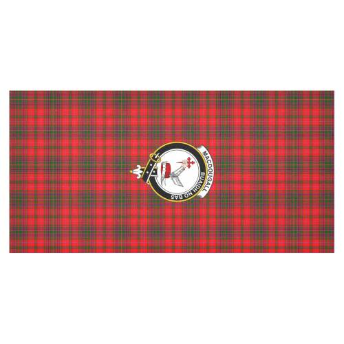 MacDougall Tartan Crest Tablecloth