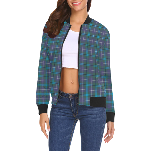 Douglas Modern Tartan Bomber Jacket