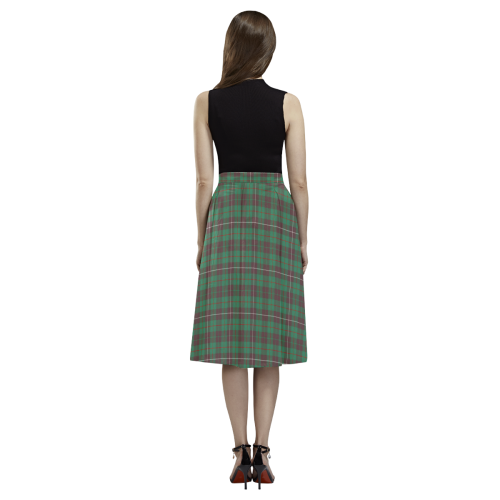 MacKinnon Hunting Ancient Tartan Aoede Crepe Skirt