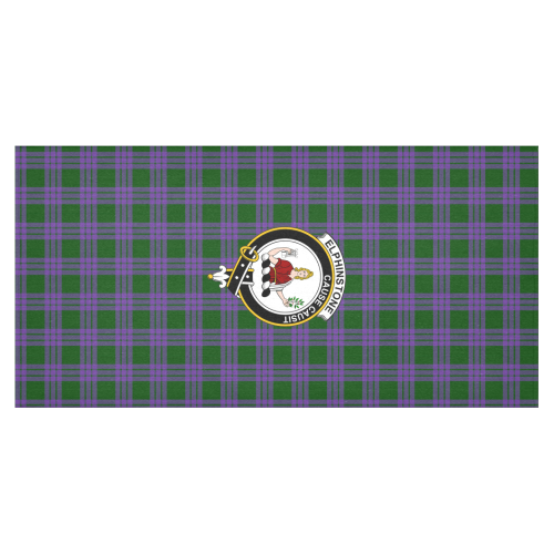 Elphinstone Tartan Crest Tablecloth