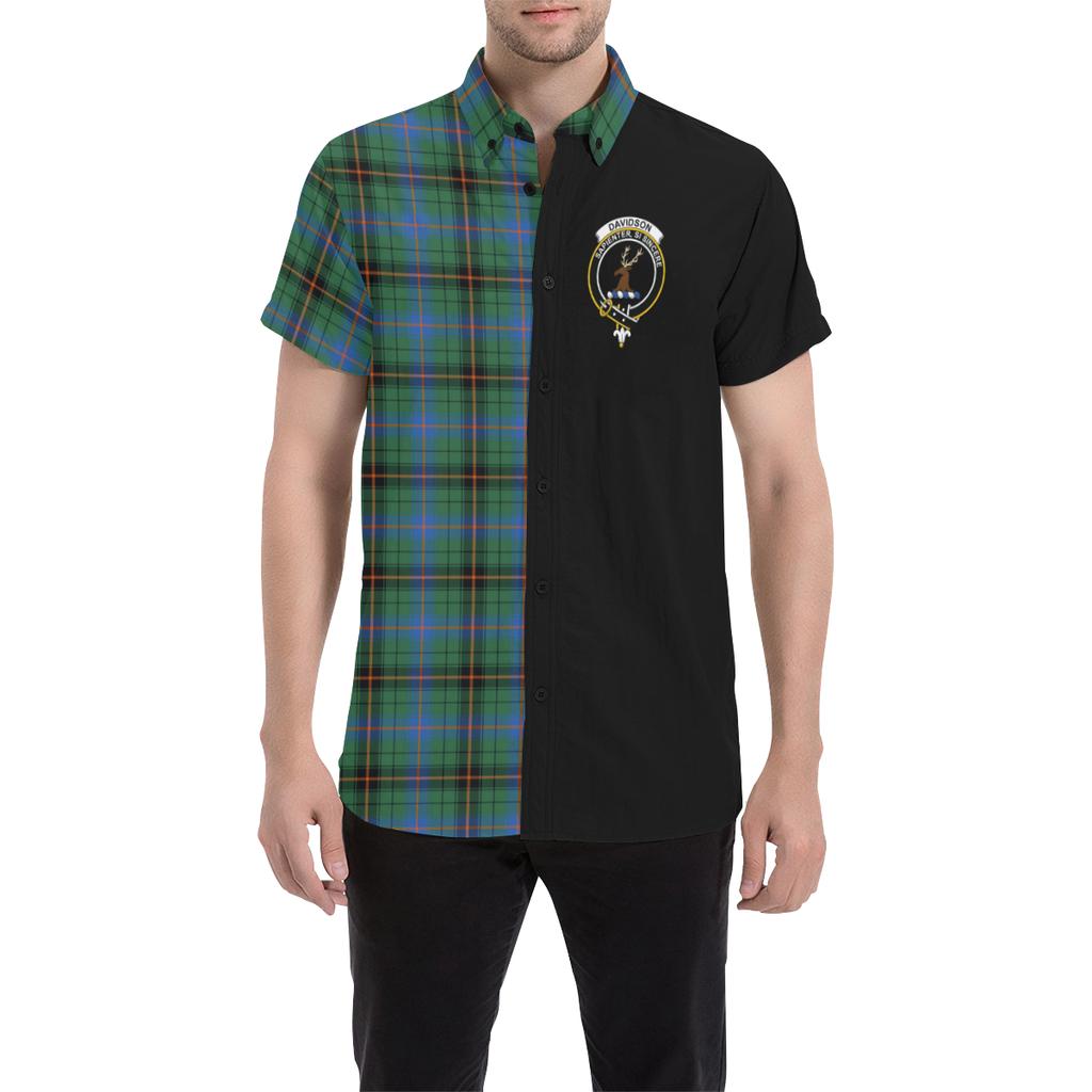 Davidson Ancient Tartan Crest Men Shirt