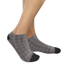 Taylor Weathered Tartan Ankle Socks