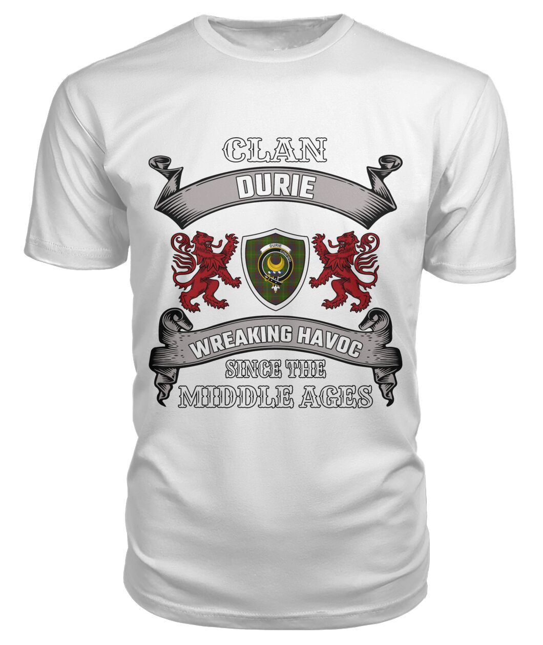 Durie Family Tartan - 2D T-shirt