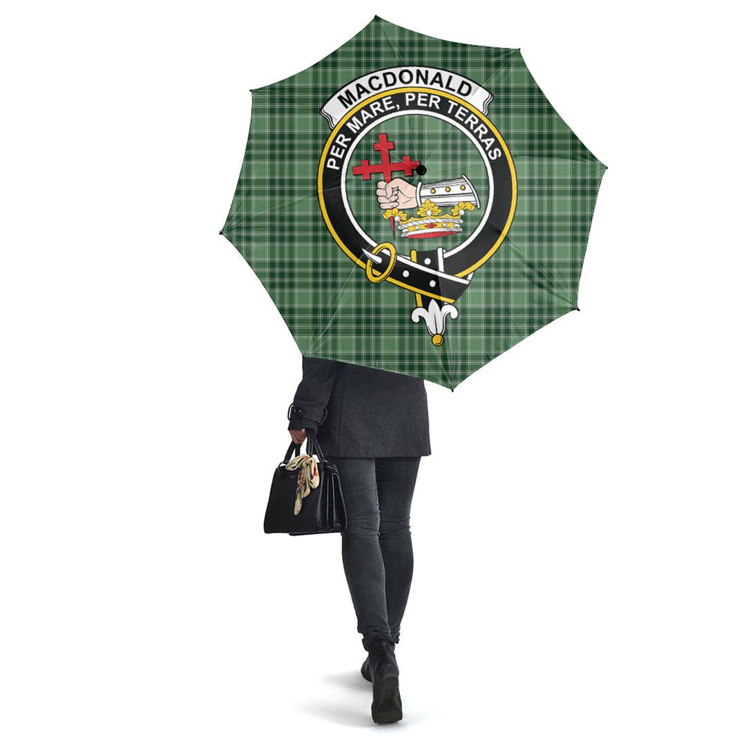 MacDonald Lord of the Isles Hunting Modern Tartan Crest Umbrella