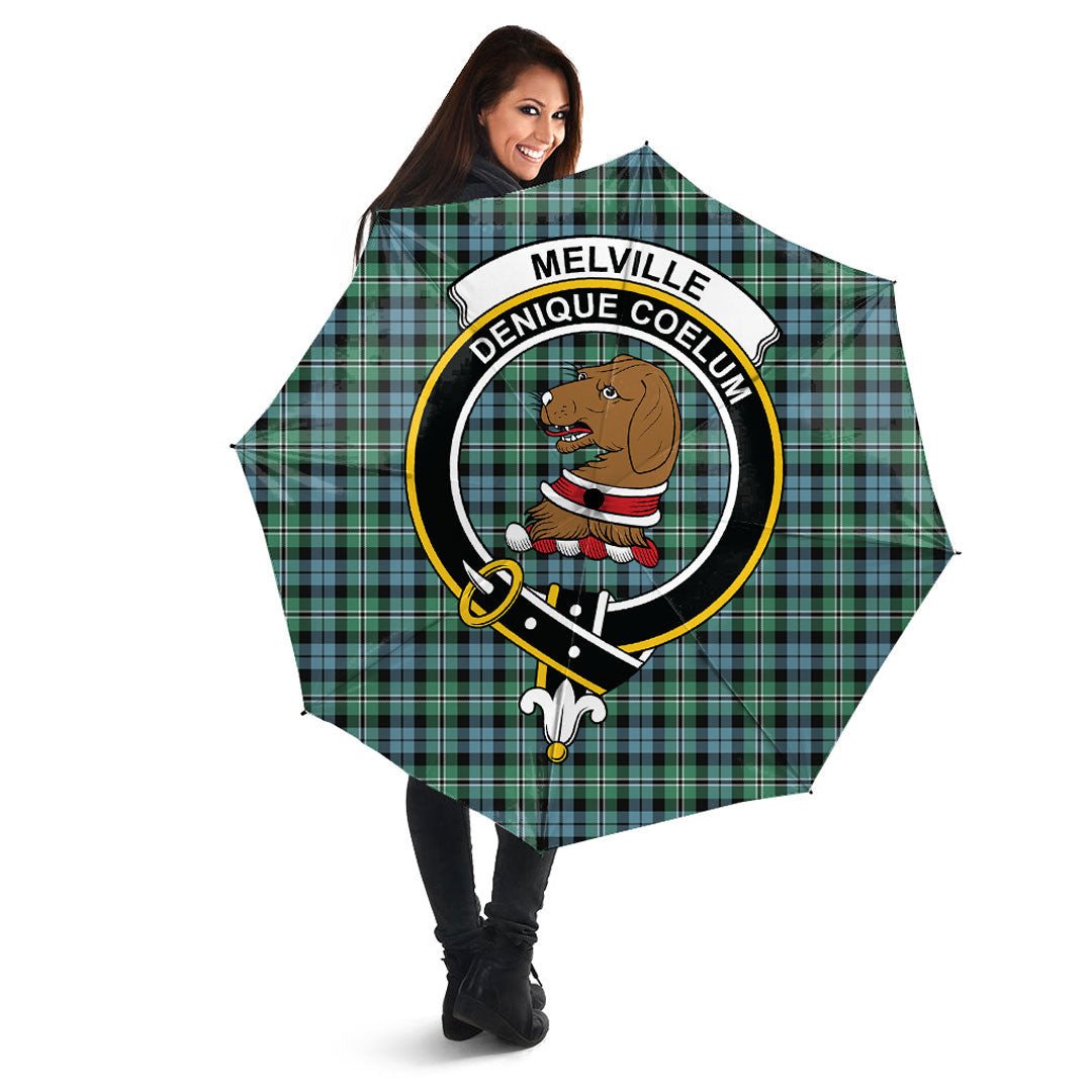 Melville Tartan Crest Umbrella