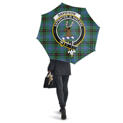 Davidson Ancient Tartan Crest Umbrella