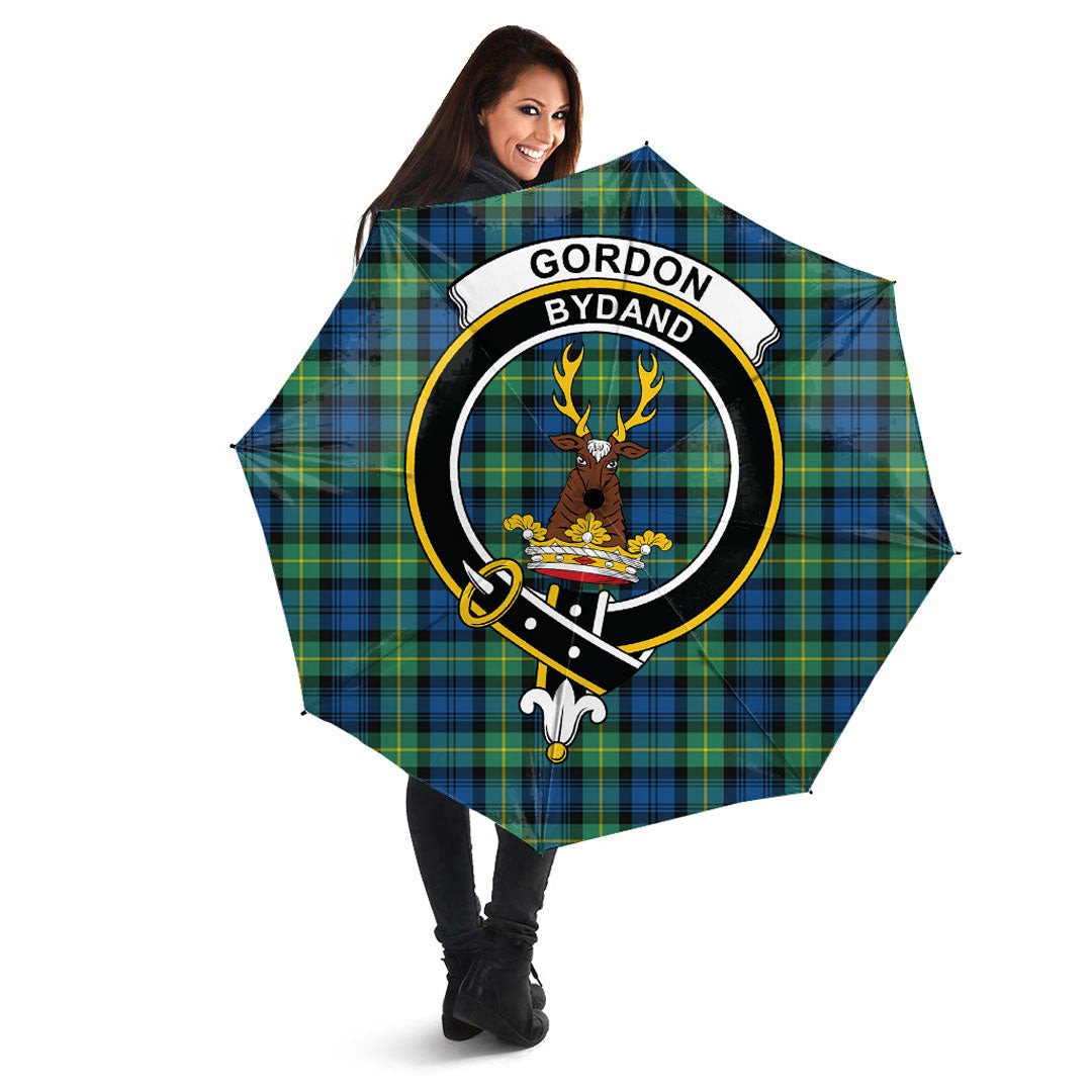 Gordon Ancient Tartan Crest Umbrella