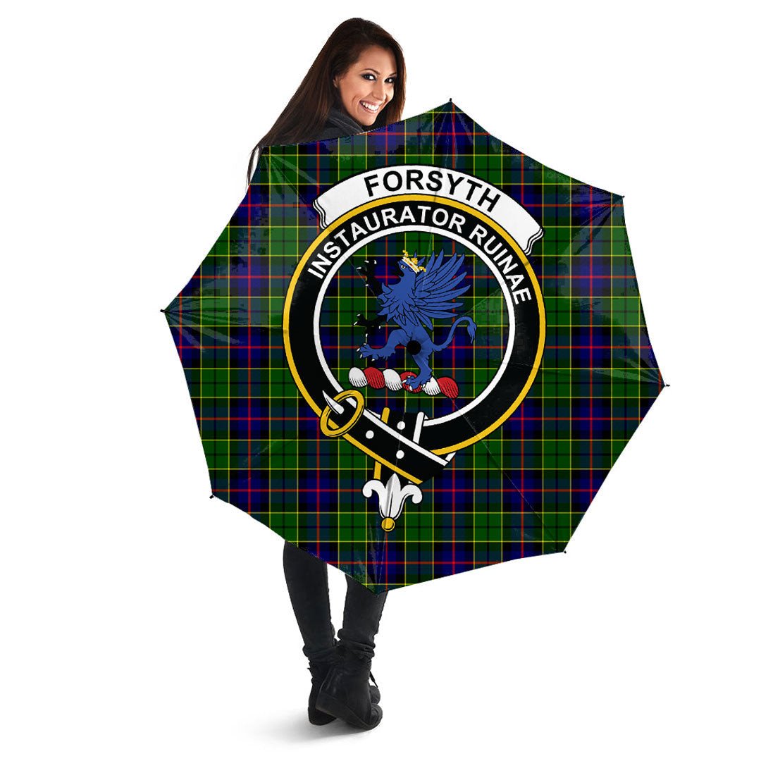 Forsyth Modern Tartan Crest Umbrella