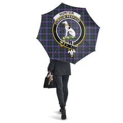 Hunter Modern Tartan Crest Umbrella