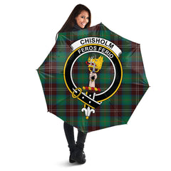 Chisholm Hunting Ancient Tartan Crest Umbrella