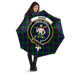 Shaw Modern Tartan Crest Umbrella