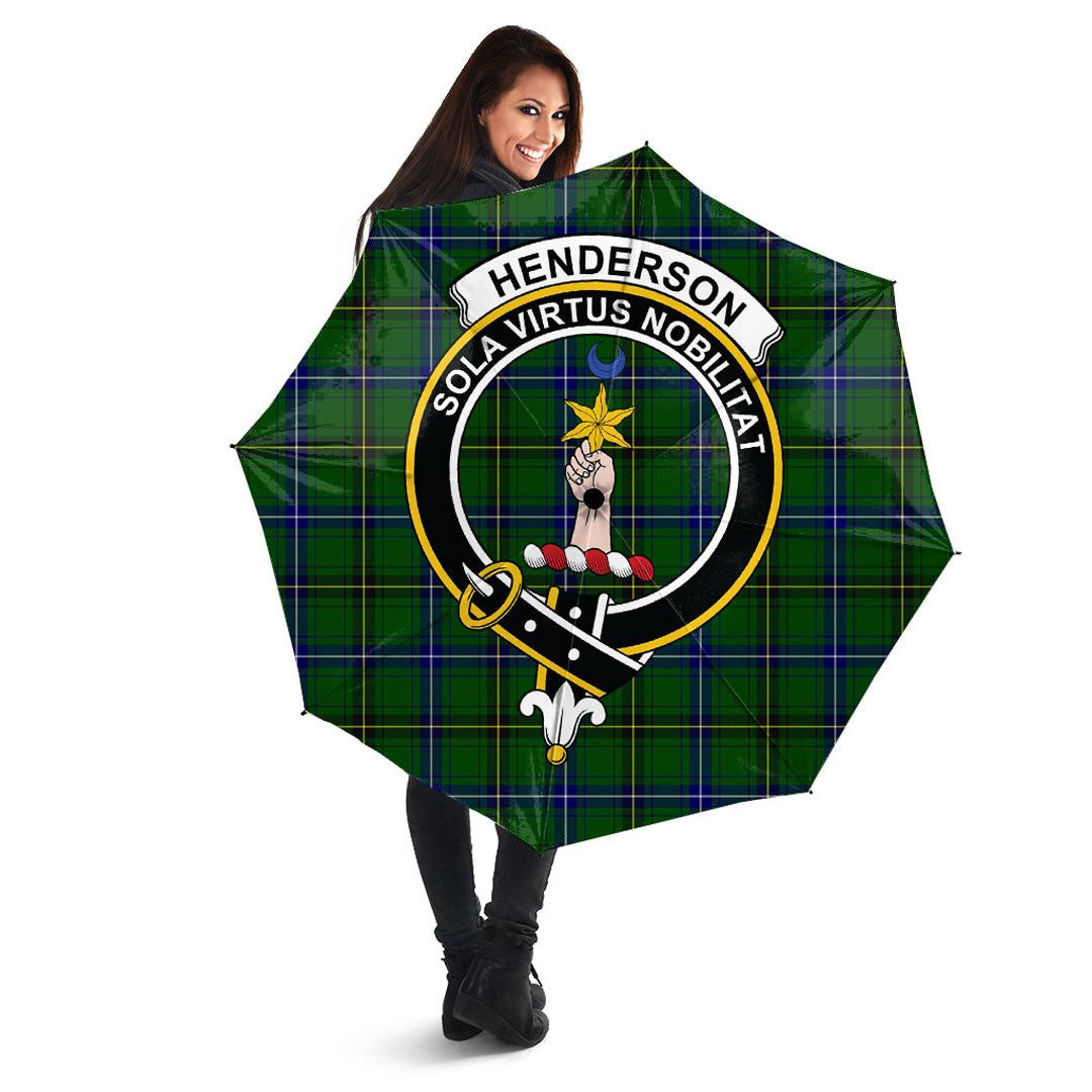 Henderson Modern Tartan Crest Umbrella