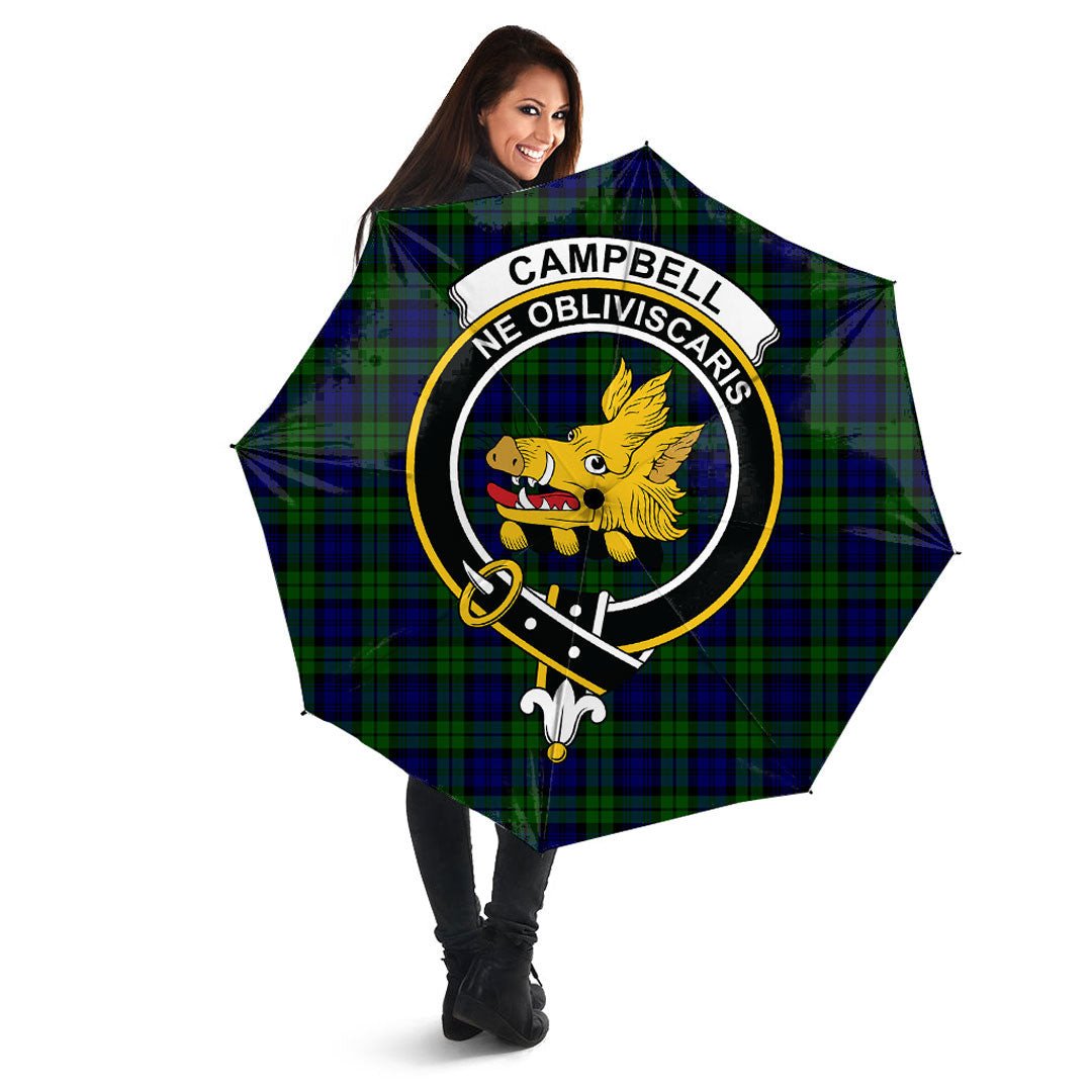 Campbell Modern Tartan Crest Umbrella