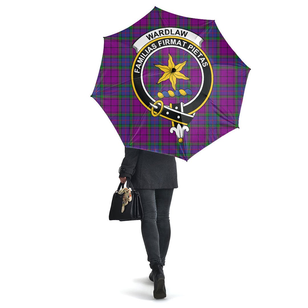 Wardlaw Modern Tartan Crest Umbrella