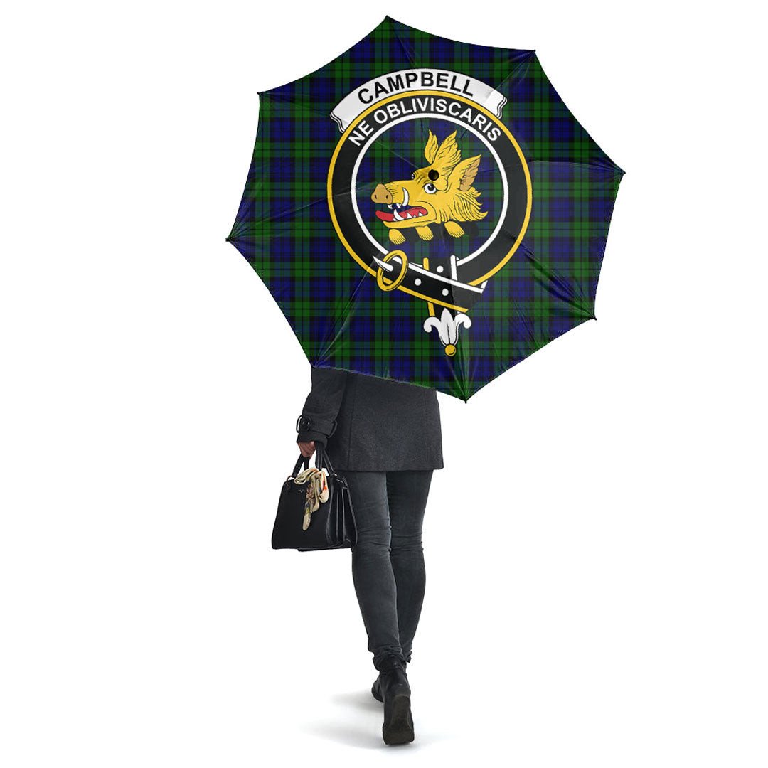 Campbell Modern Tartan Crest Umbrella