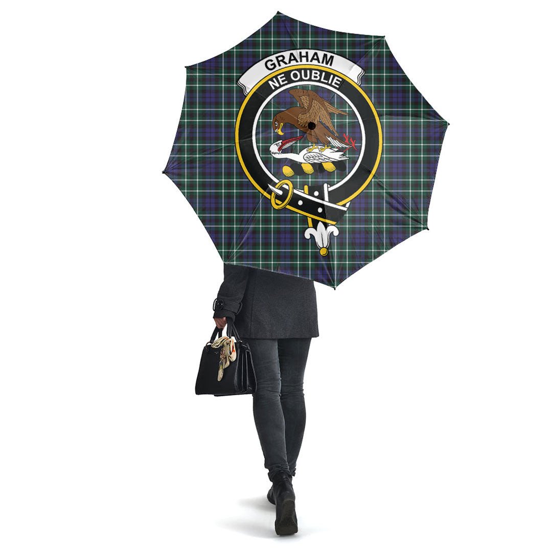 Graham of Montrose Modern Tartan Crest Umbrella