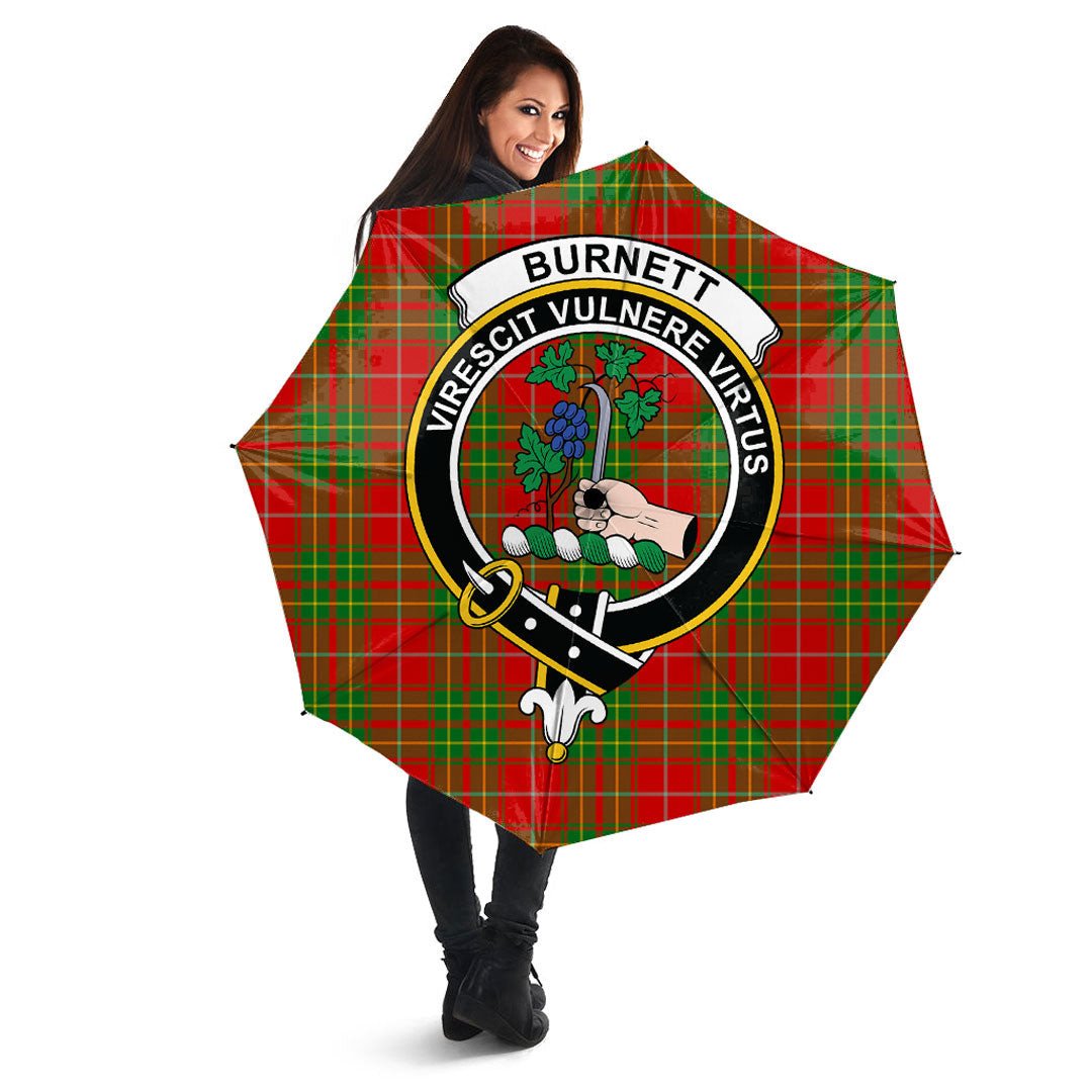 Burnett Ancient Tartan Crest Umbrella