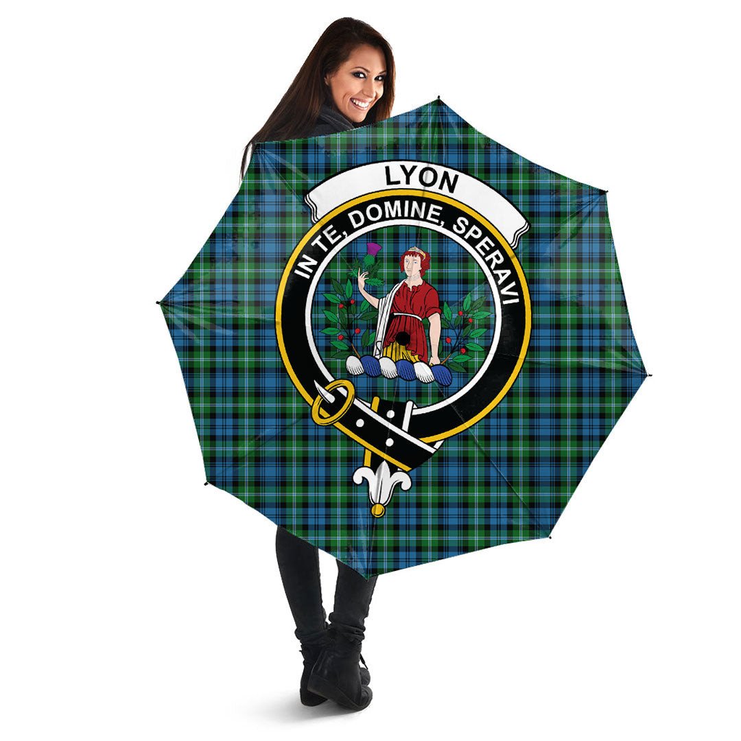 Lyon Tartan Crest Umbrella