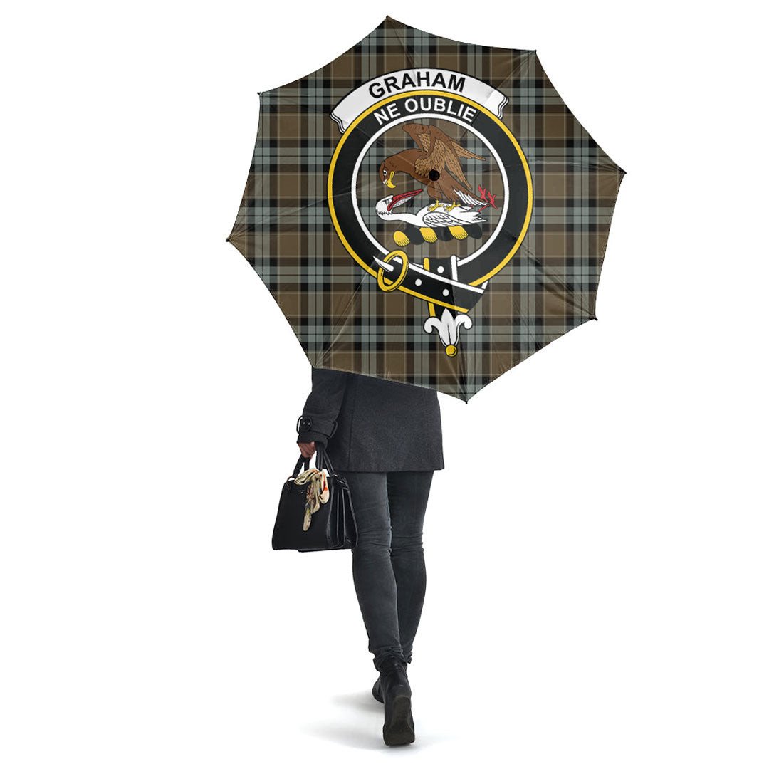 Graham of Menteith Weathered Tartan Crest Umbrella