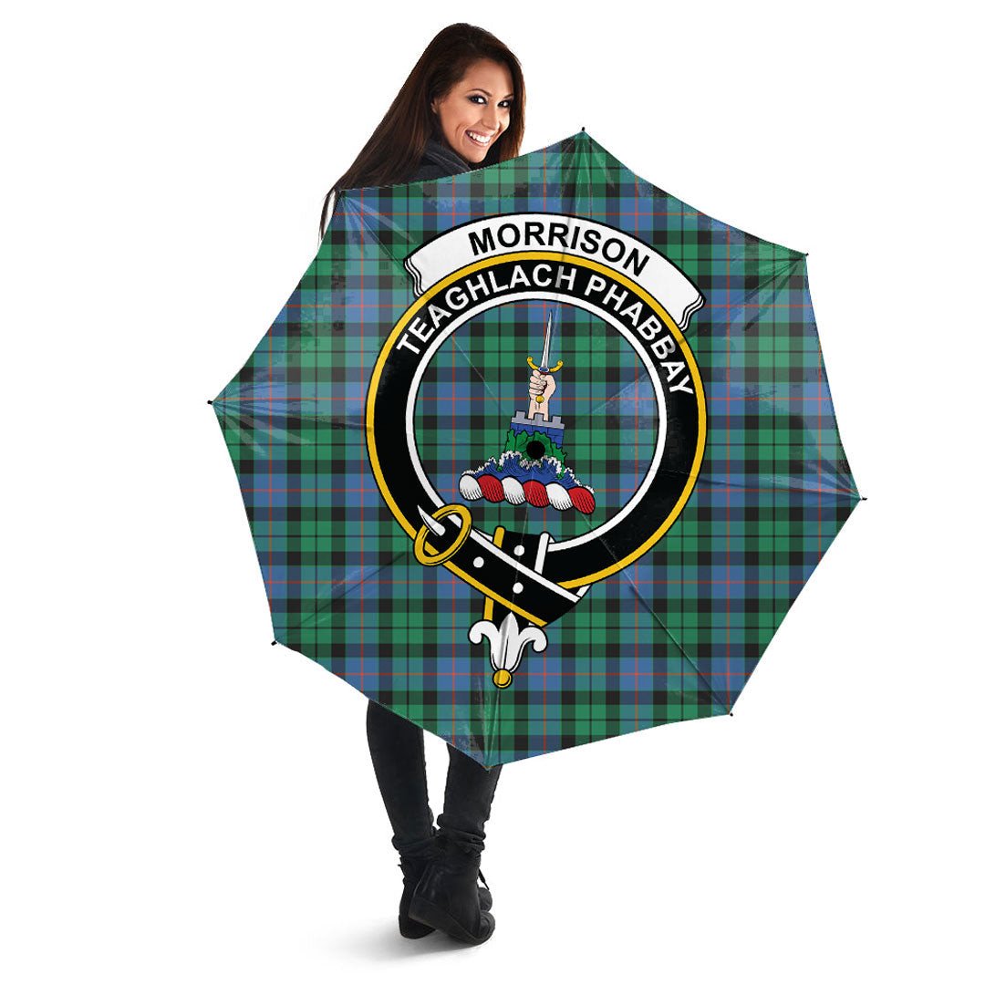 Morrison Ancient Tartan Crest Umbrella