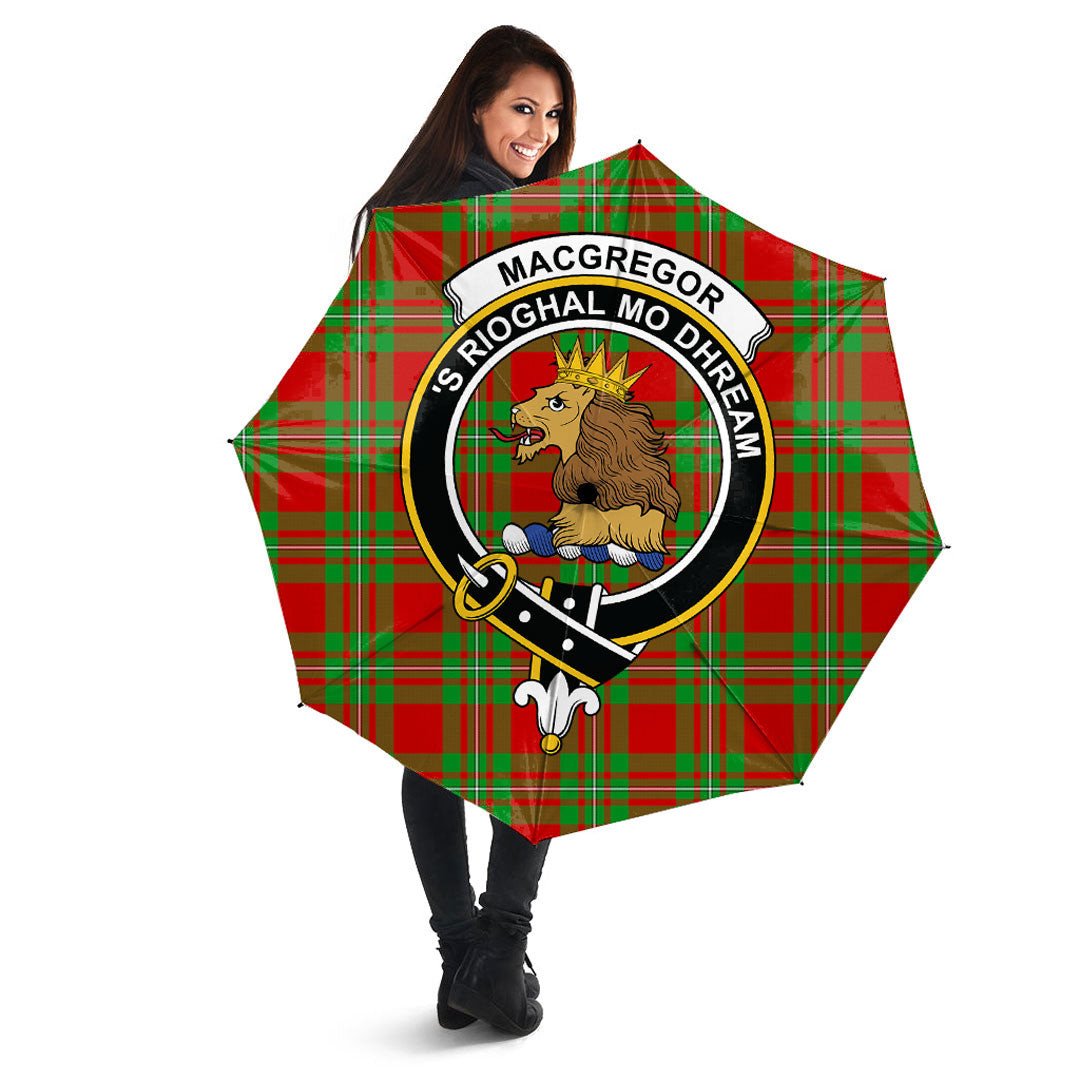 MacGregor Modern Tartan Crest Umbrella