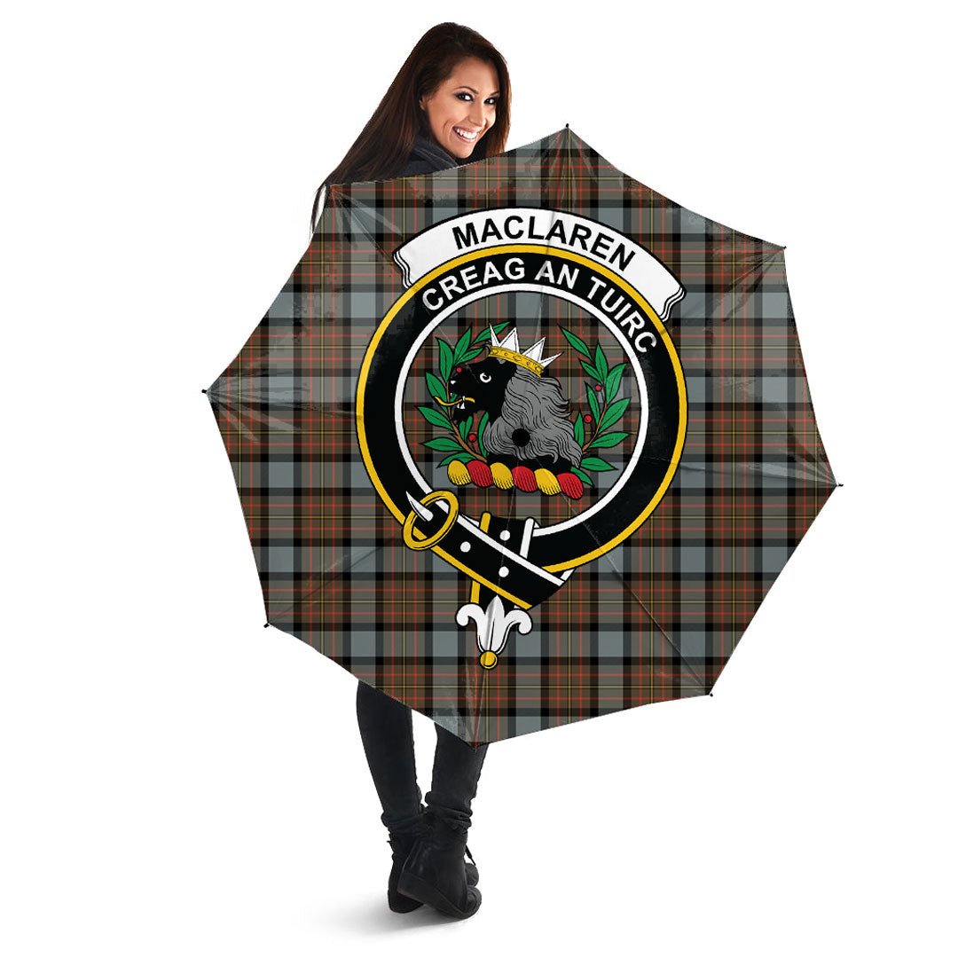 MacLaren Weathered Tartan Crest Umbrella