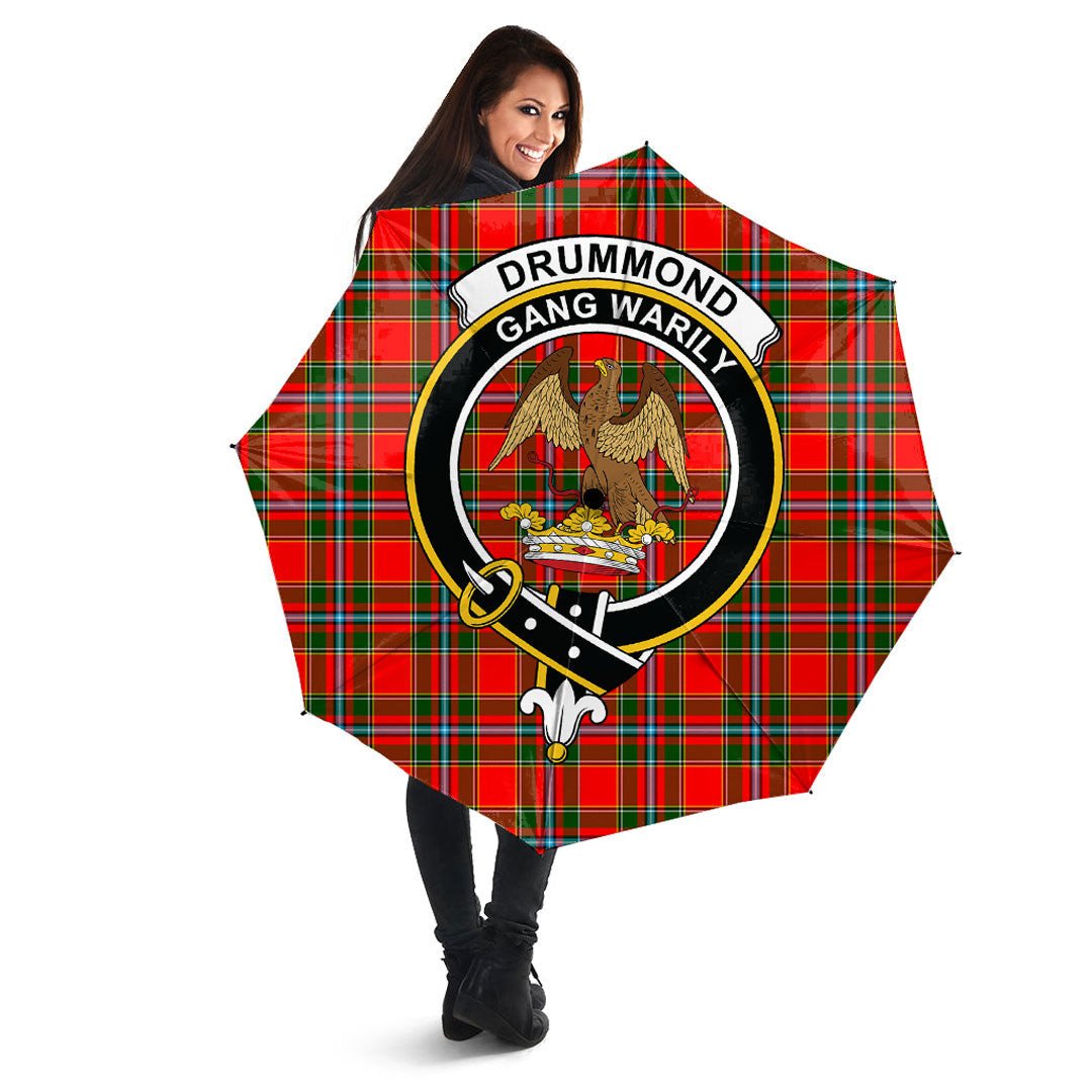 Drummond of Perth Tartan Crest Umbrella