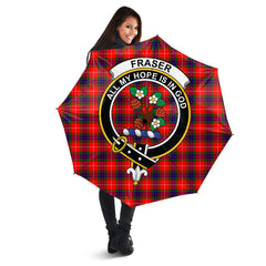 Fraser Modern Tartan Crest Umbrella